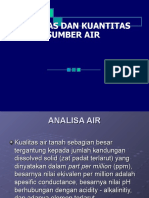 KUALITAS AIR TANAH