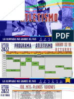 Fixture Atletismo 2022