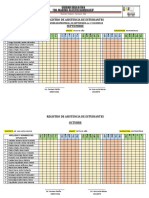 Registro de Asistencia Estudiantes