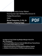 Koneksi Antar Materi Pemikiran KHD