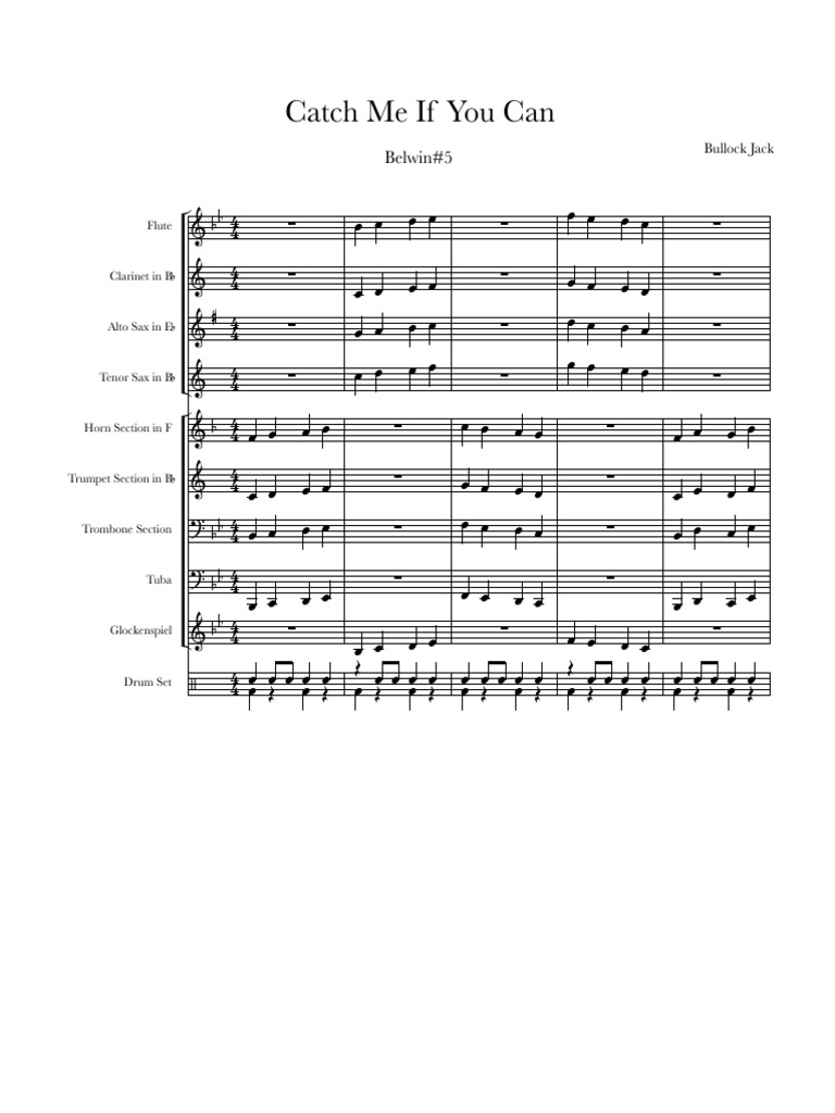 Catch me if you can pdf saxophone musical instruments