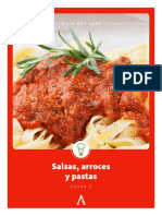 Guía del chef: salsas, arroces y pastas
