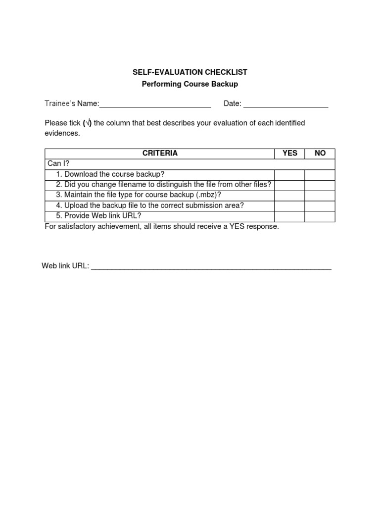 self-evaluation-checklist-performing-a-course-backup-pdf
