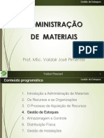 Aula 04 - Gestão de Estoques