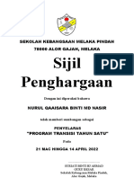 Sijil Transisi Guru THN 1