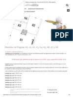 Medidas de Páginas A0, A1, A2, A3, A4, A5, A6, A7 y A8 - Ladinamo