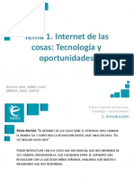 Presentación - M8T1 - Internet de Las Cosas