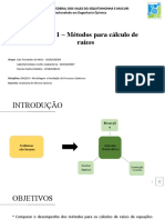 Prática 1 – Métodos Para Cálculo de Raízes 2