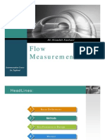 Flow Measurement: Ali Alizadeh Kashani