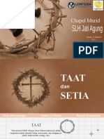 Chapel Murid - Taat&Setia - 14 Okt 2022
