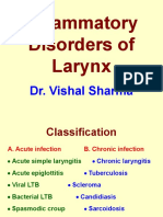 13 Inflammatory Disorders of Larynx