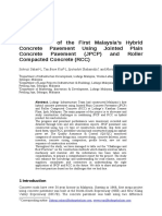 Challenges of JPCP and RCC Hybrid