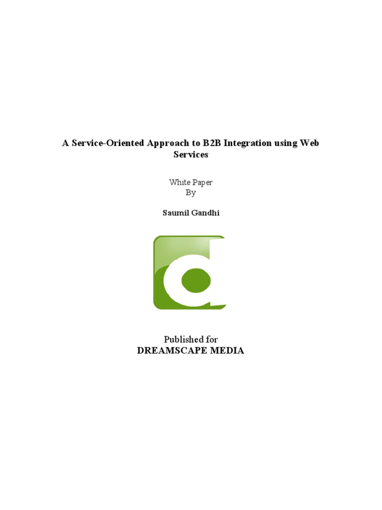 B2B Integration via Web Services | PDF | Service Oriented Architecture ...