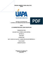 Unidad I - Administración de Empresas II