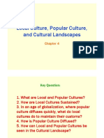 Exploring Local and Popular Cultures in the Cultural Landscape