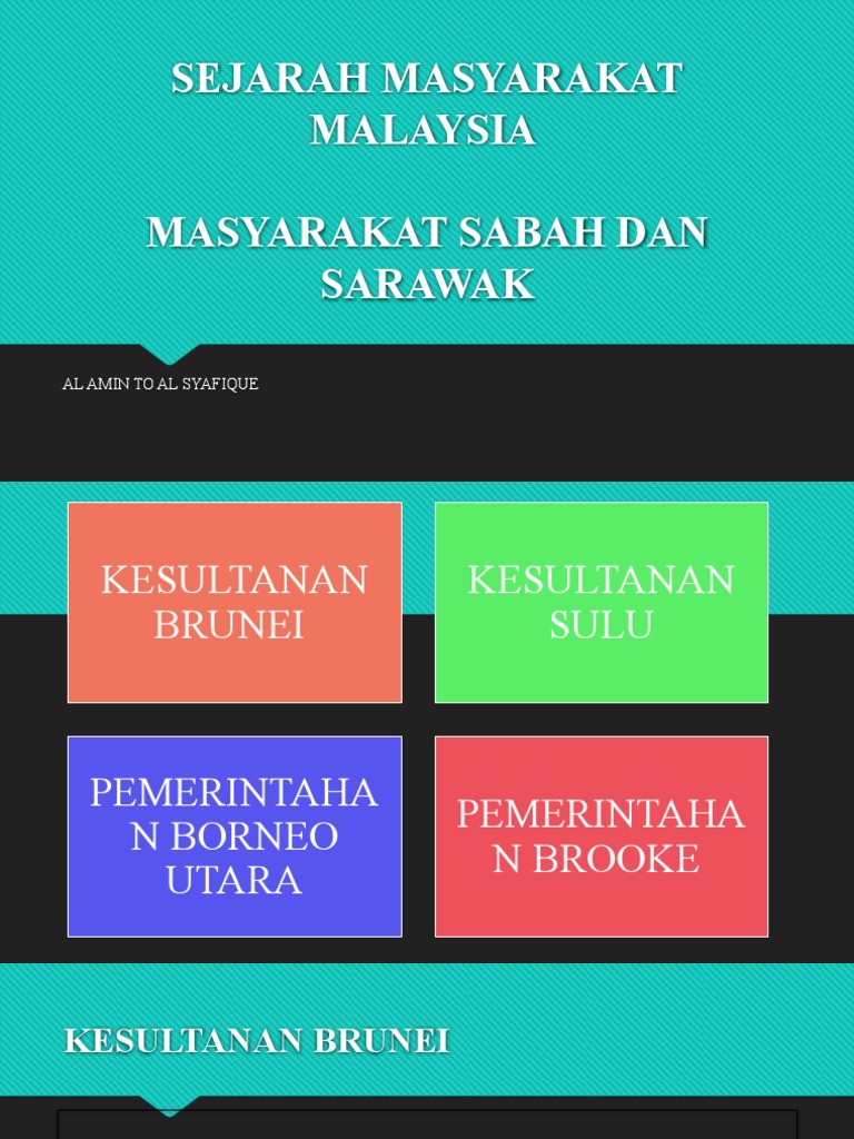 Sejarah Masyarakat Malaysia | PDF