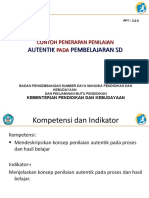 CTH Penerapan Penilaian Autentik (Adaptasi Lengkap)