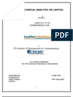 Indiainfoline LTD.: "Technical Analysis On Capital Market"