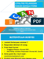 Survei Loyalitas Pelanggan Dengan GF 2021