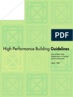 High Performance Building Guidelines