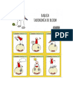 Baraja de Taxonomia de Bloom