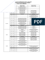 Jadwal Kuliah PJOK STKIP Jombang 2022