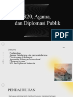 R20, Agama, Dan Diplomasi Publik