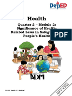 Health10 Q2 Mod2 SignificanceOfHealth-RelatedLawsinSafeguardingPeoplesHealth Ver2 ConfRevImplemented Nov12