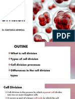 Cell Division Guide by Dr. SANYAOLU ARINOLA
