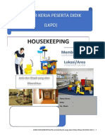 LKPD HOUSEKEEPING, Pembersihan Lokasi - Area & Peralatan