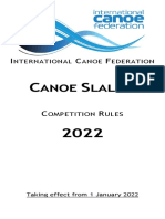 Rules Canoe Slalom 2022