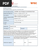 MSBP Assignment 1 Brief - SEM 1 - 2022-2023