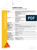 Sika BlackSeal-Lastic waterproofing coating technical data sheet