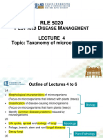 Lecture 4 Taxonomy of Microorganisms 202203