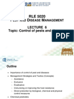 Lecture 6 Control of Pests and Diseases 202203