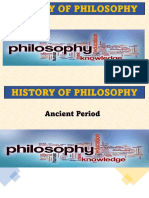 History of Philosophy (Lecture Sept 16)