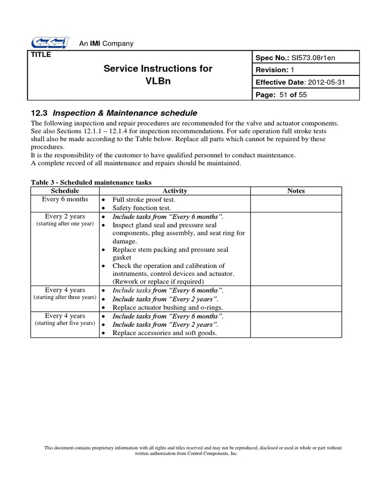 Valve Inspection & Maintenance Guide | PDF | Valve | Mechanical Engineering