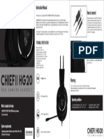 Chief II HG20 Manual