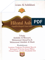 Terjemah Hilyatul Auliya' Jilid 25