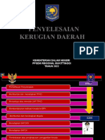 PENYELESAIAN KERUGIAN DAERAH