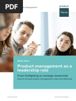 White Paper Product Management As A Leadership Role