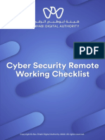 Cyber Security Remote Working Checklist_Eng