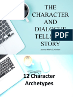 Eng 110 tHE CHARACTER AND DIALOGUE TELLS THE STORY