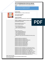 Manejo de La Informacion Con SQL Server