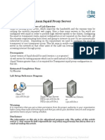 Linux Squid Proxy Server: Descriptions and Purpose of Lab Exercise