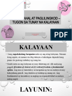 Week 6 - Pagmamahal at Paglilingkod - Tunay Na Kahulugan NG Kalayaan