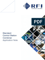 RFI Standard Control Station Combiner, CSxxxx-yy05-zz Application Note