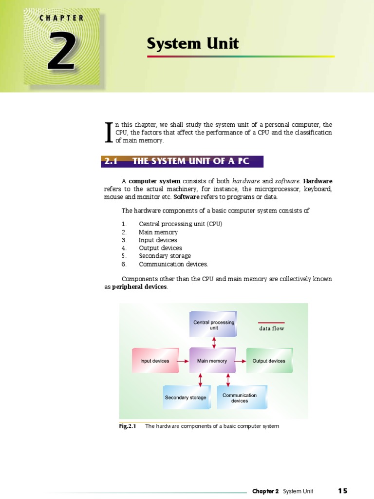 Understanding A System Computer) | PDF | Central Processing Unit ...