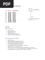 Switch Port Security Lab (1-2)