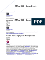 Aprende HTML y CSS